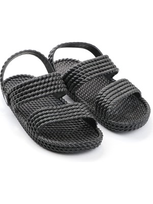 Gezer Yazlık Ayarlanabilir Kaydırmaz Taban Kadın Terlik-sandalet