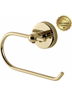 Premium Pirinç Karina Wc Kağıtlık Gold