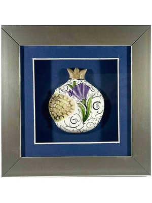 Çini Evi Mor Karanfil – Iznik Çinili Nar Plaket