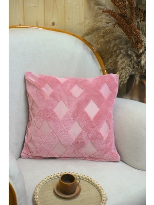 Elvya Cross | Welsoft Jakarlı Dekoratif Kırlent Kılıfı 43X43 - Ztcross