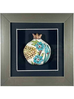 Çini Evi Turkuaz Armoni – Iznik Çinili Nar Plaket