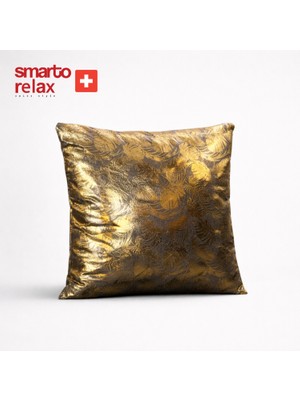 Smarto Relax Tekli Antibakteriyel Desenli Dekoratif Dolgulu Kırlent 47X47 cm
