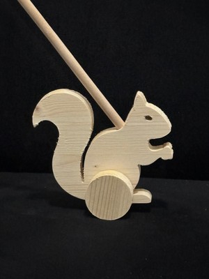 Doruk Ahşap Atölyesi Masif Ahşap Montessori Yaklaşımlı Sincap Oyuncak