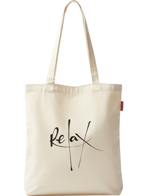 Baghashtag Relax Baskılı Bez Çanta