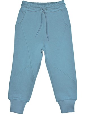 Organickid Gamer Çocuk Mavi Eşofman Altı