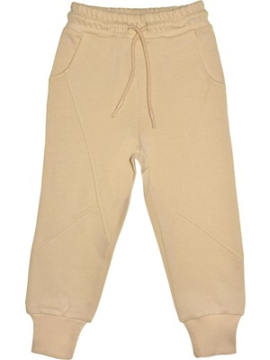 Organickid Gamer Çocuk Bej Eşofman Altı