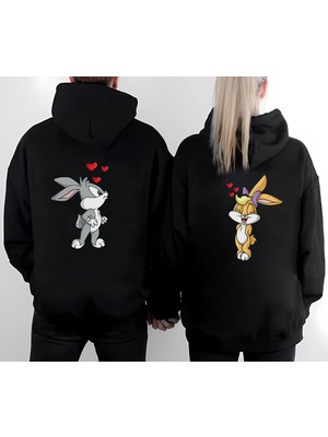 Shain Sevgililer Günü Hediyesi Çift Kombin Sweatshirt Hoodie