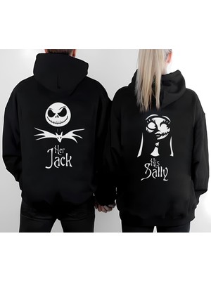 Shain Jack Sally Sevgililer Günü Hediyesi Çift Kombin Sweatshirt