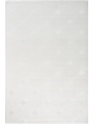 Hoom Rugs Eliza Plus 3404 Beyaz Modern Salon Halısı