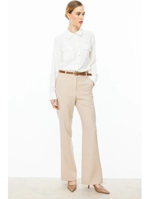 On Triko Beli Kemerli Pantolon 54145