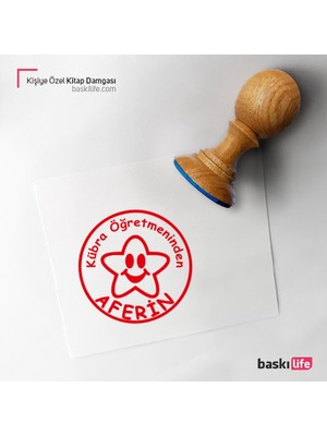 Baskı Life Kişiye Özel Kitap Damgası Kitap Mührü Kaşe Kitap Mühür Özel Damga 271