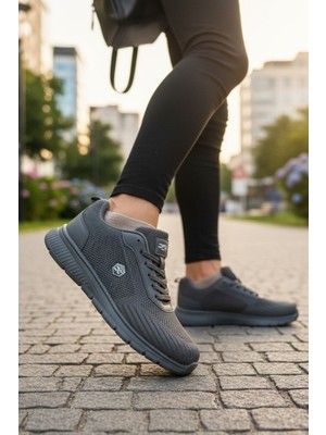 Enoch Erkek Günlük Spor ve Yürüyüş Ayakkabısı Tam Ortopedik Tabanlı Triko Örgü Dokulu Esnek Model