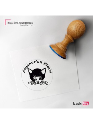 Baskı Life Kişiye Özel Kitap Damgası Kitap Mührü Kaşe Kitap Mühür Özel Damga 221