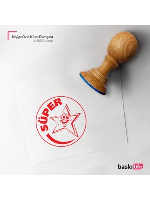 Baskı Life Kişiye Özel Kitap Damgası Kitap Mührü Kaşe Kitap Mühür Özel Damga 157
