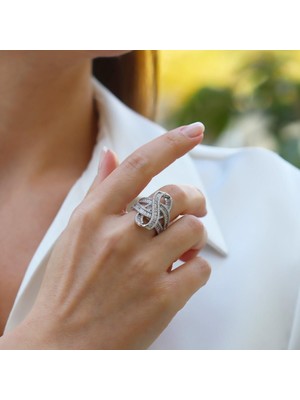 Necati Gün Düğüm Baget Gümüş Yüzük