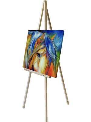 Photonom Ahşap Şövale - Karşılama Panosu Tutma Sehpası - Düğün & Nişan Pano Tutma Sehpası