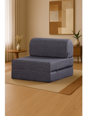 Homedius Yataklı Koltuk Magic Keten Görünümlü Tek Kişilik