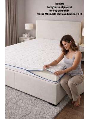 Artex 100x200 cm Cotton Yatak Kılıfı Yatak Koruyucusu Kılıf Fermuarlı Kılıf - Açıklamayı okuyunuz