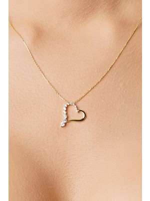 Fiyonk Kuyumculuk 14 Ayar Altın Aşıkın Işıltısı Kolye