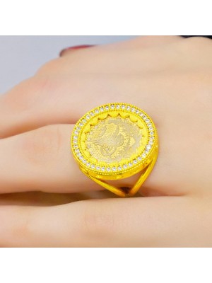 Tuğralı Yüzük 8 Ayar