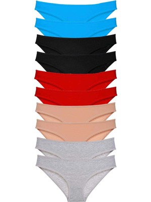 Çamaşır Kenti 10 Adet Süper Eko Set Likralı Kadın Slip Külot 533