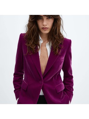 Mango Kadife Blazer