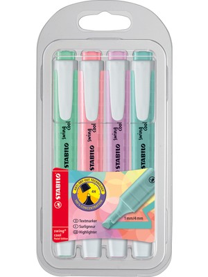 Stabilo Swing Cool 4'Lü Pastel İşaretleme Kalemi