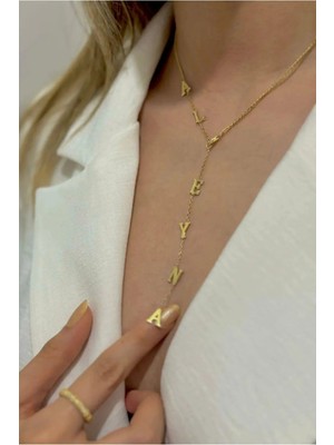 Akba Silver Kadın Kişiye Özel Isimli Gümüş Kolye