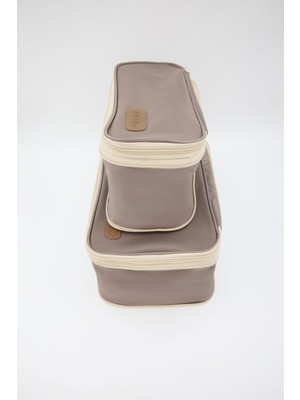 Nubajka Valiz, Dolap ve Çekmece Içi Düzenleyici Ikili Küçük Seyahat Organizer Seti  | Pratik, Hafif ve Dayanıklı