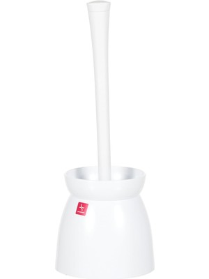 Hype Store Duo Beyaz Gövde Sap Beyaz Tuvalet Fırçası M-E18-01-01