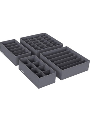 Hype Store Iç Giyim Saklama Kutuları, Çekmece Organizatörü, Dolap Organizeri, Katlanabilir, Sütyen, Iç Çamaşırı