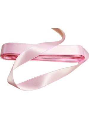Hype Store Benim Marifetlerim - Pembe Saten Kurdele 1 cm 10 Metre 1 Adet
