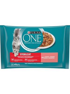 Hype Store One Somonlu Kısırlaştırılmış Kediler Için Yaş Kedi Maması 85 Gram, 4 Adet