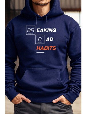 Bellanova Unisex 3 Iplik Kapüşonlu Kanguru Cepli Motivasyon Yazı Baskılı Oversize Sweatshirt