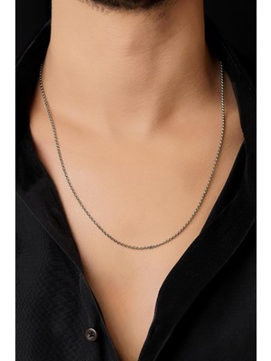 Fiyonk Kuyumculuk 14 Ayar Altın Doch Erkek Zincir 2.10 mm