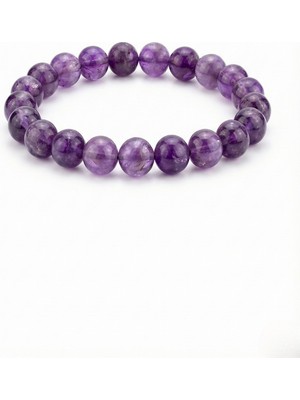 Ametist Doğal Taş Bileklik