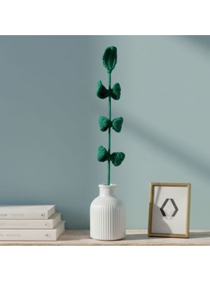 Uretti - Tuğba 9352 4426 El Örgüsü Dekoratif Çiçek Dalı