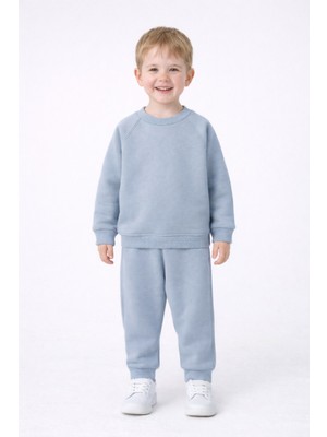 Verscon Kız Erkek Çocuk 3 Ip Şardonlu Alt Üst Takım 9 Ay - 4 Yaş