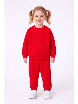 Verscon Kız Erkek Çocuk 3 Ip Şardonlu Alt Üst Takım 9 Ay - 4 Yaş