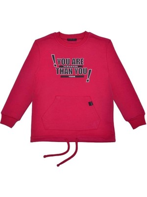 Sisley SIS-B1030  Erkek Çocuk Sweatshirt Kırmızı