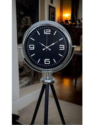 Twin Store Krom Asil Tripod Ayaklı Saat