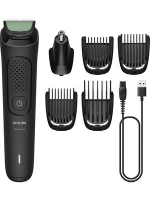 Philips MG3915 6'sı 1 Arada Şarjlı Erkek Bakım Seti 60 dk Kullanım Süresi ile Ergonomik Tasarım