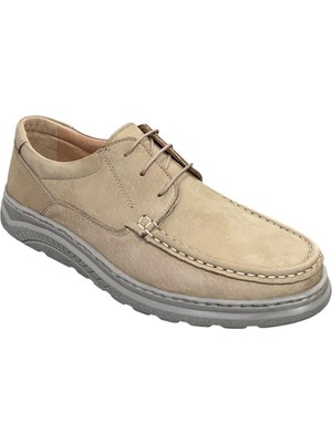 Desimod Hakiki Nubuk Deri Tam Ortopedik Rahat Erkek Ayakkabı