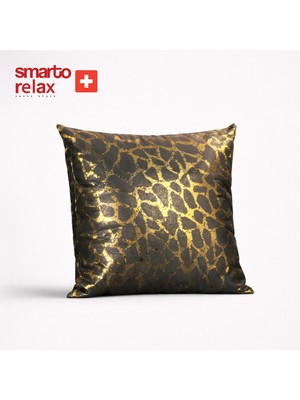 Smarto Relax Dolgulu Kırlenttekli Antibakteriyel Desenli Dekoratif  47X47 cm