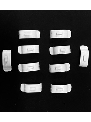 Kidmex Zebra Stor Perde 10'lu Plastik Korniş Montaj Aparatı