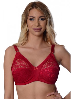 Pilelistore Bordo Dantelli Toparlayıcı Sütyen - 503