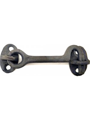 Pilelistore Antika Tarz Dekoratif Pirinç Maymuncuk Çengeli - 8,5cm, Oksit