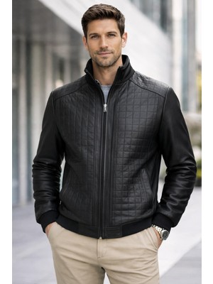 Pantoloncu Ali Iç Cepli Astarlı Deri Mont