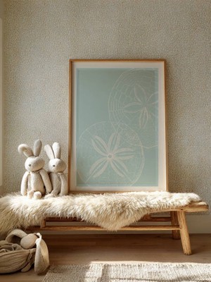 Fuart.Co Deniz Çiçeği Mavi Dijital Baskı Poster (Çerçevesiz)Sea World Poster Serisi Sefu