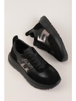 Gondol Içi Dışı Hakiki Deri Anatomik Taban Hafif Spor Ayakkabı ARS.549 - Siyah - 40 Siyah